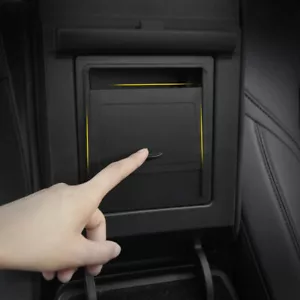 Center Console Organizer Armrest Hidden Storage Box For Tesla Model 3 Model Y - Picture 1 of 12