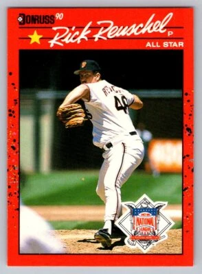 1990 Donruss # 663 - Rick Reuschel - San Francisco Giants - Image 1 of 2