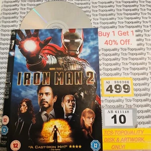 Iron man 2 DVD disc and artwork only. Save £s. Eco. - Picture 1 of 1