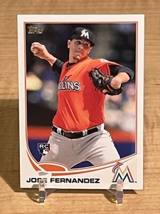 2013 Topps RC Jose Fernandez #589 Miami Marlins - Foto 1 di 2