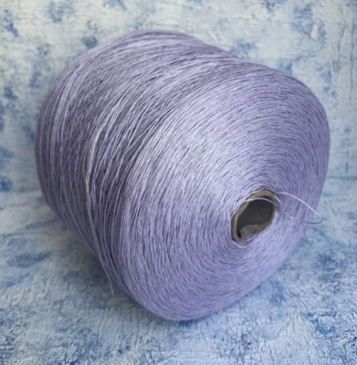 Linen fine yarn on cone 100% Linen  450m/100g (492yards/3.52oz), Per 100g/3.52oz - Image 1 of 4