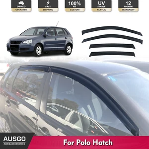 AUSGO Weather Shields for Volkswagen Polo 9N Series Hatch 5Door 2002-2010 - Picture 1 of 9