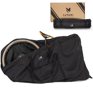 Bolsa de transporte de bicicleta lamaki - para bicicleta de carreras y gravel, bicicleta de montaña 26-29 pulgadas - Imagen 1 de 11