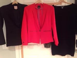 Trouve Med Women's Red Blazer - Picture 1 of 12