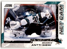 2011-12 Score Net Cam Antti Niemi #11 San Jose Sharks