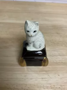 Vintage Cat Trinket Box See Photos - Picture 1 of 4