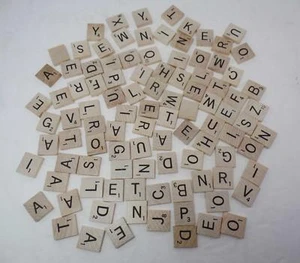 Replacement Original Wood Tiles 2008 Scrabble Board Game - You Pick One You Want - Picture 1 of 2