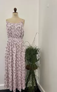 Country Road Pale musk Pink Floral dress. Size 12 Perfect Condition😀 - Picture 1 of 9