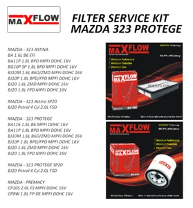 Air Oil Filter Service Kit For Mazda 323 PROTEGE PREMACY Maxflow® Filter Kit - Picture 1 of 3