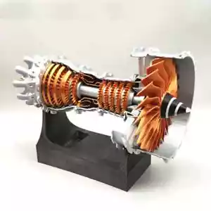 A380 Trent 900 Minitriebwerk Turbofan Flugzeugtriebwerk Modell Inferenzstruktur - Bild 1 von 7