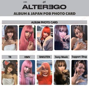 BLACKPINK LISA Alter Ego ALBUM & JAPAN POB PHOTO CARD OFFICIAL - Picture 1 of 11