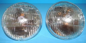 AC GM Power Beam 12v Head Light Headlamp 5001 Replaced 4001 2 each USA - Picture 1 of 3