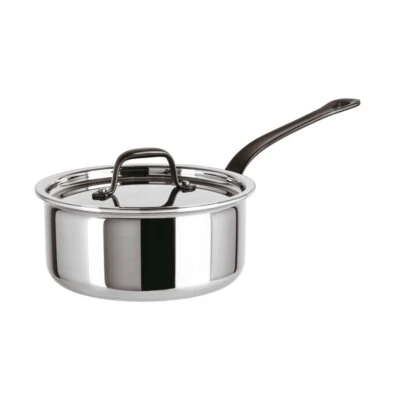 Casseruola alta 1 manico in acciaio con coperchio Ø 16 cm HOME CHEF – Sambonet - Immagine 1 di 4