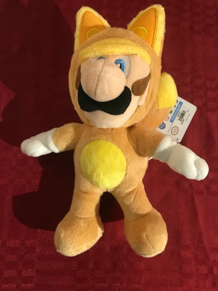 1x 1272 Little Buddy Super Mario Kitsune Fox Luigi 9" Stuffed Plush Doll Toy