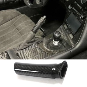 Per Toyota GR86 Subaru BRZ 2022-2024 Guarnizione Impugnatura Freno a Mano Auto Carbonio Secco - Foto 1 di 12