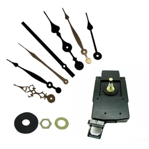 Neu Quarz High Torque Uhrwerk Mechanismus & Pendelantrieb 20mm Welle lange Zeiger - Bild 1 von 30