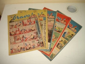C65 ( 14 ) / Lot de 5 Bravo ! - 2ème année 1942 - Edité en temps de guerre !! - Photo 1/3