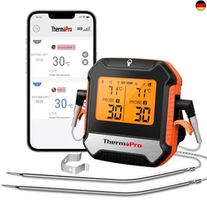 ThermoPro Fleischthermometer Digital Grillthermometer Funk Bratenthermometer - Bild 1 von 7