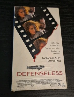 Defenseless,  Barbara Hershey, Sam Shepard   VHS Movie - Image 1 of 3