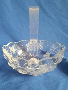 Vintage Retro Walther Glas Glass Basket Bowl - Picture 1 of 5
