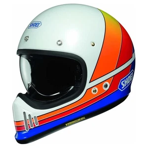 Shoei Ex Zero Equation TC-2 White / Orange / Blue Motorbike Motorcycle Helmet - Picture 1 of 3