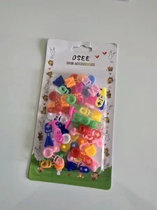 ABC barrette For Girls Multi Color 12 For 20$ - Picture 1 of 2