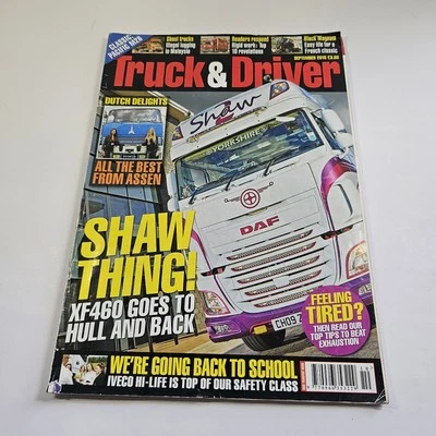 Truck & Driver Magazine September 2015 DAF XF460 Super Space Cab Iveco Assen - Image 1 of 4