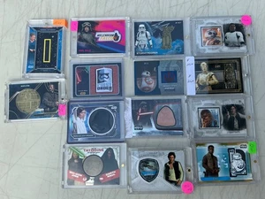 Topps Star Wars Patch Stamp Medallion Card LOT (14) TOTAL Masterwork Jedi - Picture 1 of 1