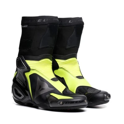 Botas Dainese Axial 2 pulgadas negras/amarillas fluo pista de carreras deportes moto interior... Foto 1 de 4