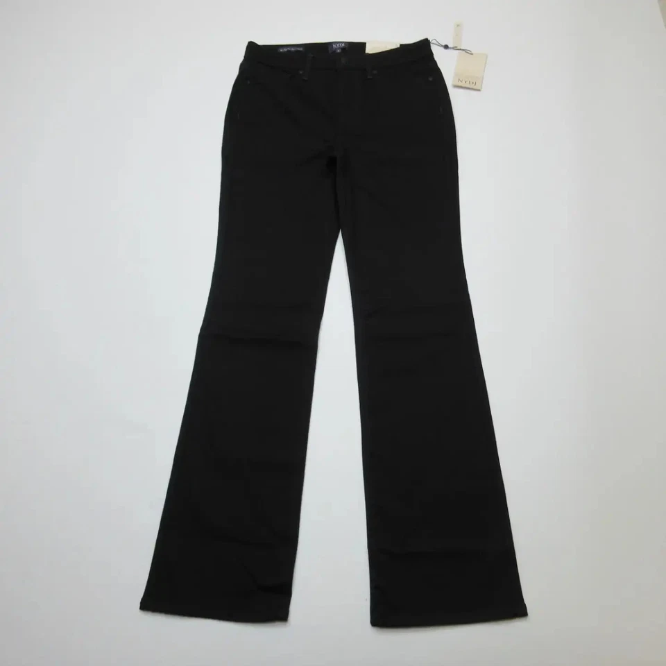 NYDJ Womens Barbara Bootcut Jeans Size 10 Black MBDMG0236 Denim Stretch - Image 1 of 4