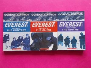 Everest Book One The Contest Two Climb & Three Summit by Gordon Korman Like New - Picture 1 of 5