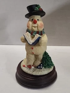 Vintage Holiday Treasures Snowman figurine Christmas statue World Bazaar  - Picture 1 of 10