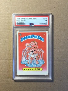 Garbage Pail Kids 1985, Leaky Lou #23B, brillante, clasificación PSA 5 EX - Imagen 1 de 2