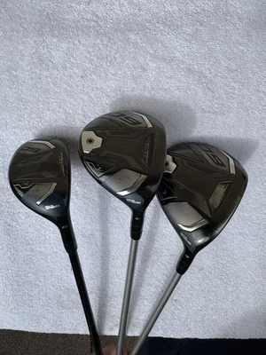 Wilson Staff D9 4 Híbrido, 3 Madera 19°, 5 Madera 18° Derecha Juego Ejes A-Flex Grafito Foto 1 de 4