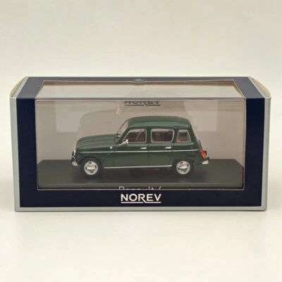 Norev 1/43 Renault R4 1974 Dark Quatrelle Diecast Models Car Collection Green