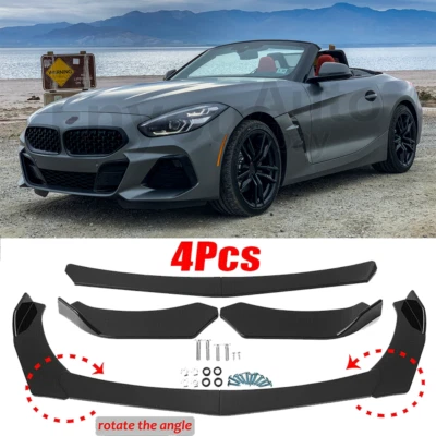 Kit de carrocería divisor alerón labio barbilla parachoques delantero brillante para BMW Z3 Z4 Z8 2000-22 Foto 1 de 4