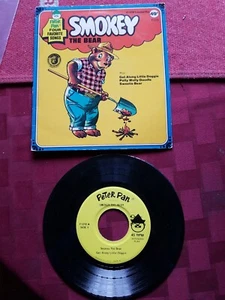 PETER PAN  SMOKEY THE BEAR  EP WITH PIX SLEEVE - Picture 1 of 2