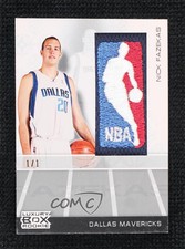 2007-08 Topps Luxury Box Relics Logoman 1/1 Nick Fazekas #RRNF Rookie RC