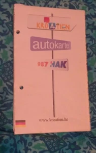 alte Straßenkarte Landkarte Kroatien - Bild 1 von 1