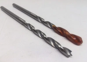 #13D Menge 2 Morris Holz Werkzeug (13/64") RH Bohrer Bit, 2 Flöte, Brad-Point - Bild 1 von 5