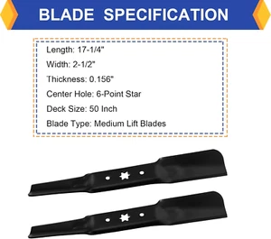 (3er Pack) Ersatz Rasenmäher Medium Lift Messer 2 in 1 für Cub Cadet Troy... - Bild 1 von 12
