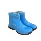 Nike Youth Watershield Light Blue Water Resistant Ankle Zip Up Rain/Snow Size 7Y