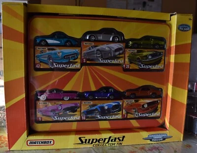 2005 Matchbox Collectors Exclusive Decos Superfast Collector Tin NEW - Image 1 of 4