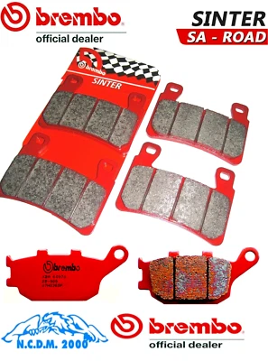 PASTIGLIE FRENO BREMBO SA ANTERIORI + POSTERIORI HONDA CBR 600 RR 2003 - 2004 - Изображение 1 из 4