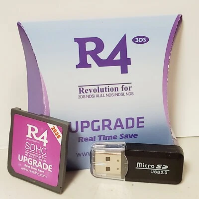 New 2025 R4 3DS UPGRADE Revolution For 3DS, DSI XL/LL, DSL, DS ~ NEW  STAMPED - Image 1 of 4