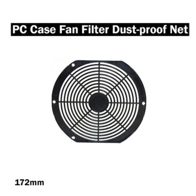 Neu 172mm PC Computer-Chassis Fan Fall Sieb Staubschutzfilter Schwarz - Bild 1 von 4