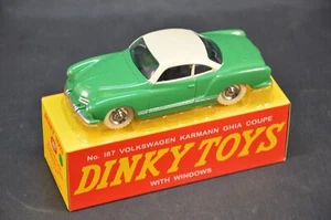 VOLKSWAGEN KARMANN GHIA COUPE 1/43 DINKY TOYS 187 MINIATURES DEAGOSTINI DIE CAST - Foto 1 di 2