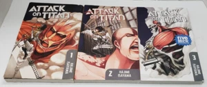 Attack on Titan books #1, 2 and 3 (by Hajime Isayama, ages 16+) - Picture 1 of 1