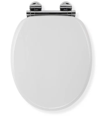 Croydex Toilet Seat Soft Close Quick Release Anti Bacterial Wood Adjustable