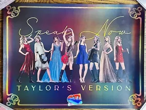 IN HAND - TAYLOR SWIFT 24" X 18" SPEAK NOW (TAYLOR'S VERSION) ERAS LITHOGRAPH - Picture 1 of 4